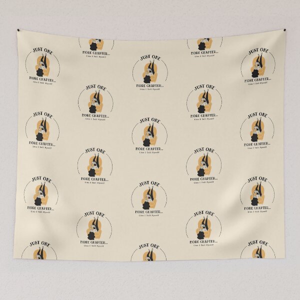 Item preview, Just One More Chapter (B) Funny Bookworm designed and sold by Sachie's Studio.