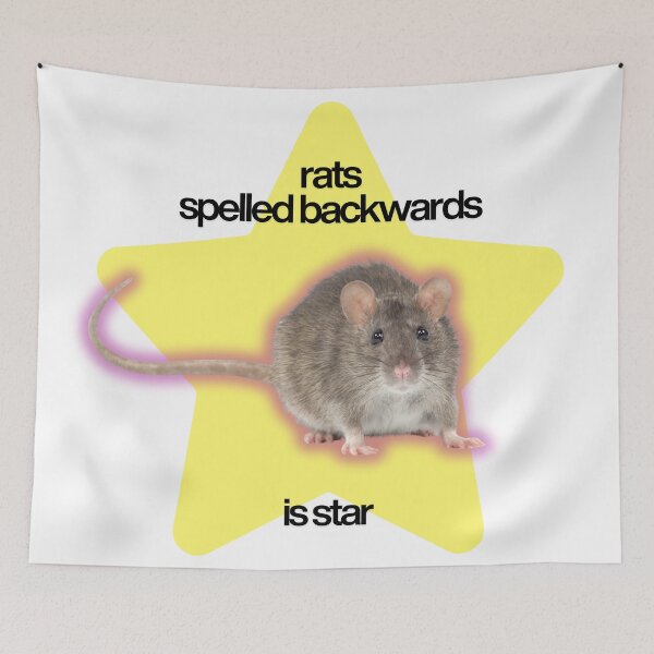 Item preview, Rats Spelled Backwards Is Star - Meme Style designed and sold by lydsshop.