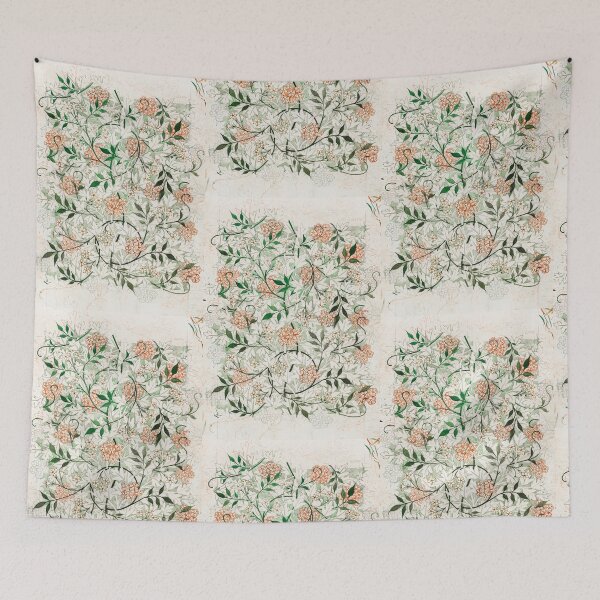 Item preview, William Morris - Jasmine floral flower pattern designed and sold by pick-me-art.