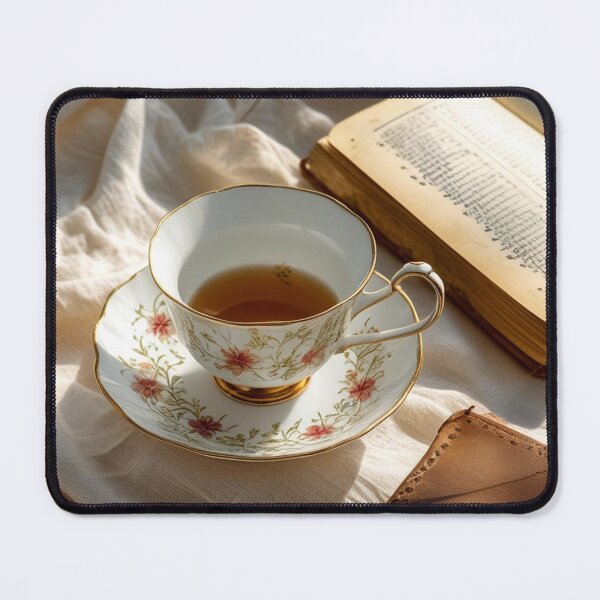 Item preview, Tea and Journal on Linen – Soft Study Aesthetic designed and sold by semenol.