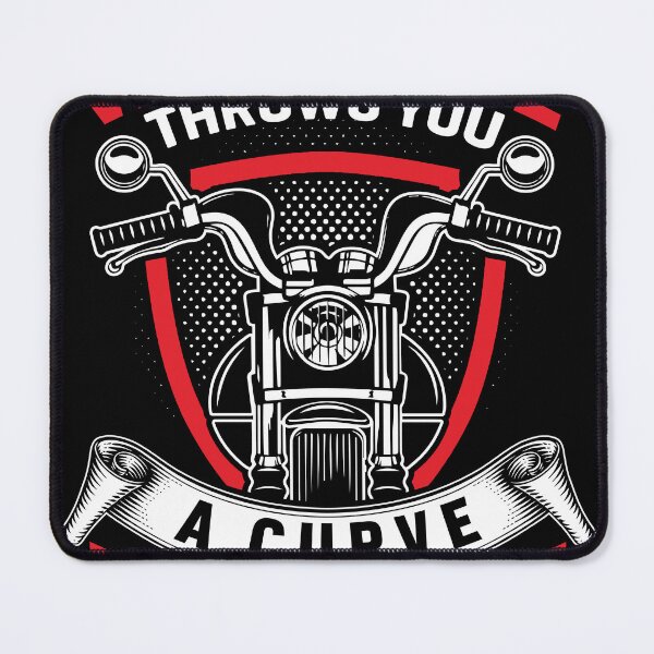 Item preview, When Life Throws You a Curve Lean Into It designed and sold by Eagle Eye Apparel .