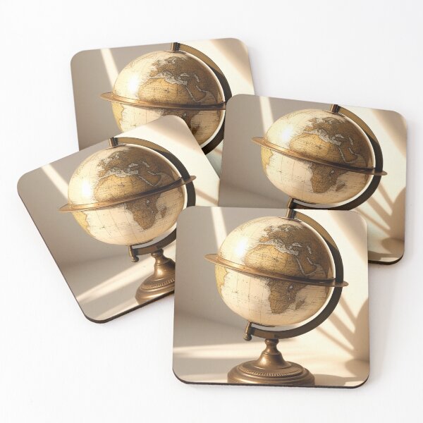 Item preview, Antique Globe in Morning Light – Scholar Aesthetic designed and sold by semenol.