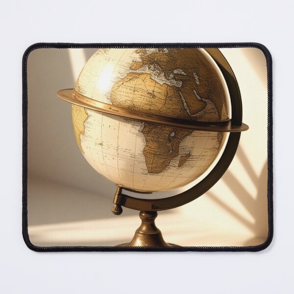 Item preview, Antique Globe in Morning Light – Scholar Aesthetic designed and sold by semenol.