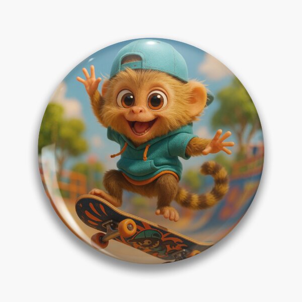 Item preview, Skater Pygmy Marmoset designed and sold by Sillytoe.