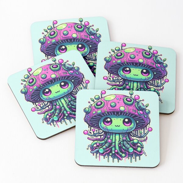 Item preview,  New Cyberpunk Baby Neon Mushroom Sprout designed and sold by FooryFootPrint.