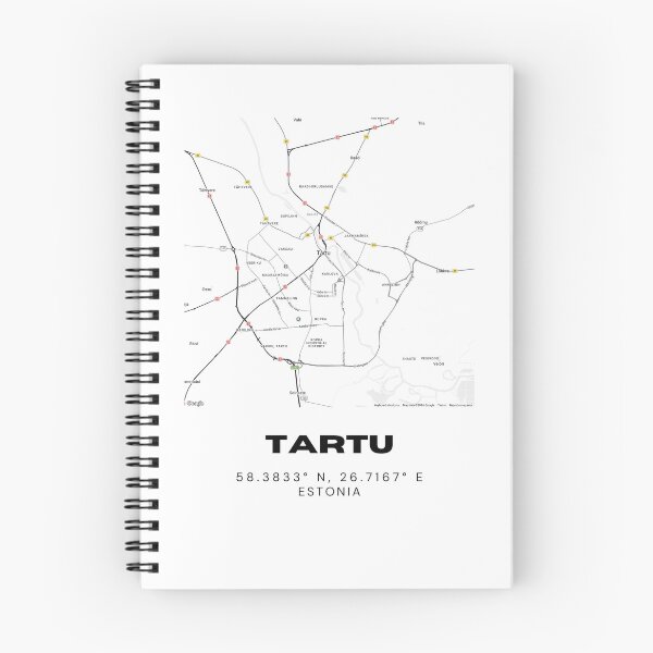 Item preview, Tartu Coordinates Art Print | 58.3833° N 26.7167° E | Estonia Minimal Design designed and sold by RM-Journey.