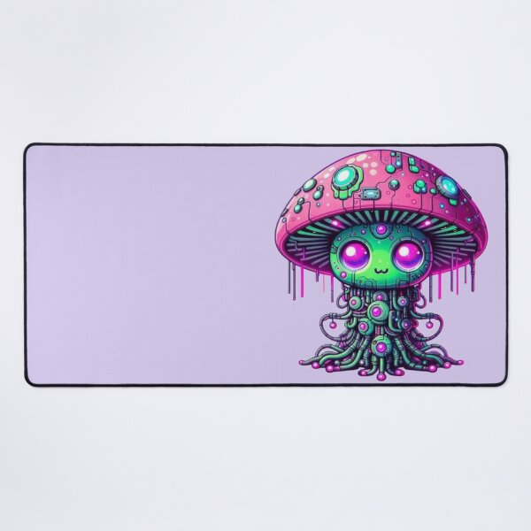 Item preview, Bubblegum Eyes Candy Biomechanical Baby Mushroom Cyborg designed and sold by FooryFootPrint.