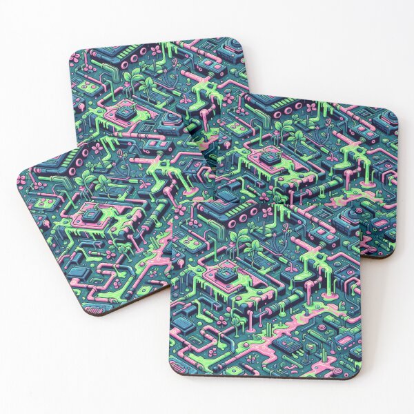 Item preview, Toxic Slime Drips Along Digital Candy Gardens  designed and sold by FooryFootPrint.