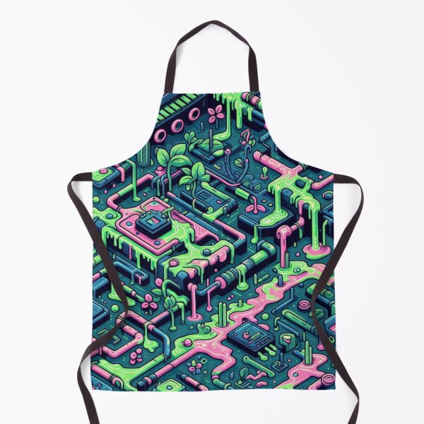 Item preview, Toxic Slime Drips Along Digital Candy Gardens designed and sold by FooryFootPrint.