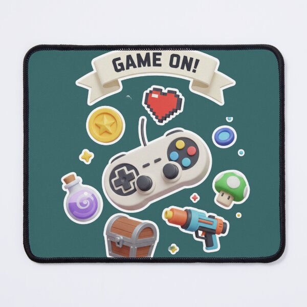 Item preview, Game On! Retro 3D Gaming Power-Up Sticker Pack designed and sold by Modavedrake.