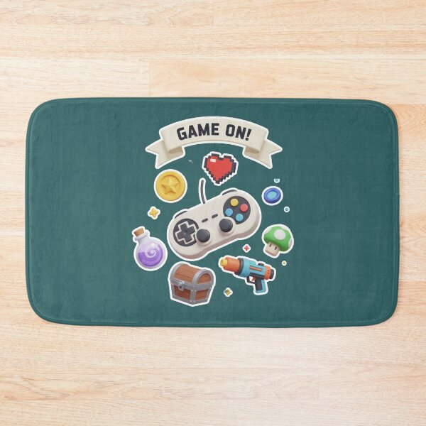 Item preview, Game On! Retro 3D Gaming Power-Up Sticker Pack designed and sold by Modavedrake.