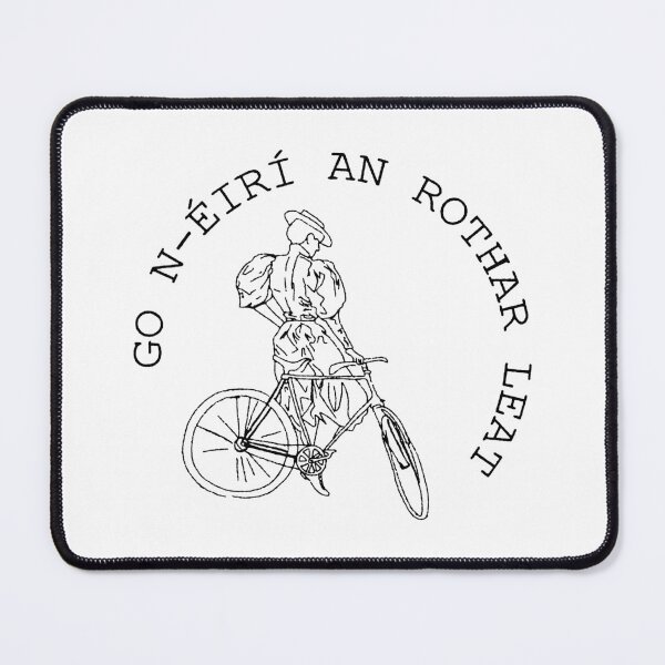 Aperçu de l'œuvre 1800s Bicycling Lady with Pun on Irish Saying créée et vendue par BReinbold.