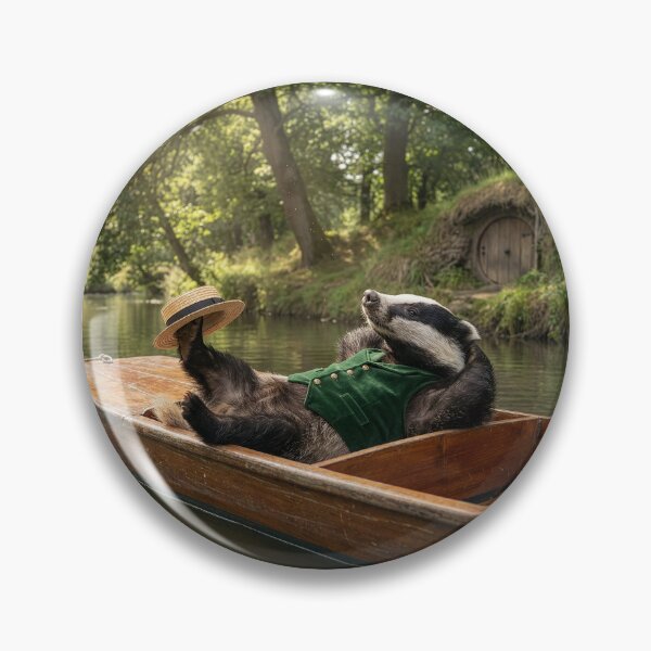 Item preview, Badger Messing About in a Boat designed and sold by Tridentulus.