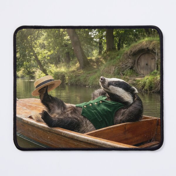 Item preview, Badger Messing About in a Boat designed and sold by Tridentulus.