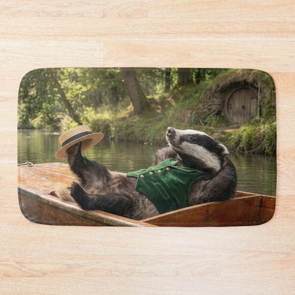 Item preview, Badger Messing About in a Boat designed and sold by Tridentulus.