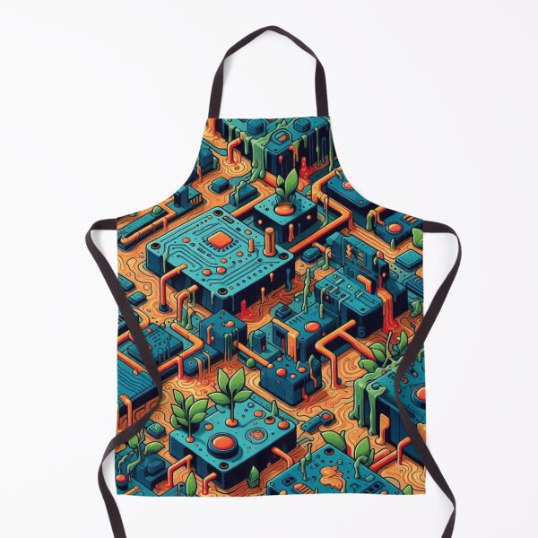 Item preview, Motherboard Floods Natures River of Code designed and sold by FooryFootPrint.