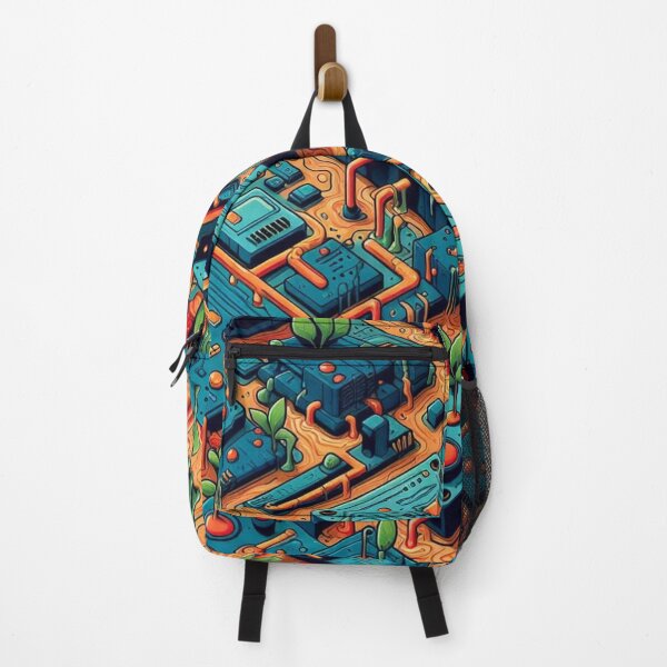 Item preview, Motherboard Floods Natures River of Code designed and sold by FooryFootPrint.