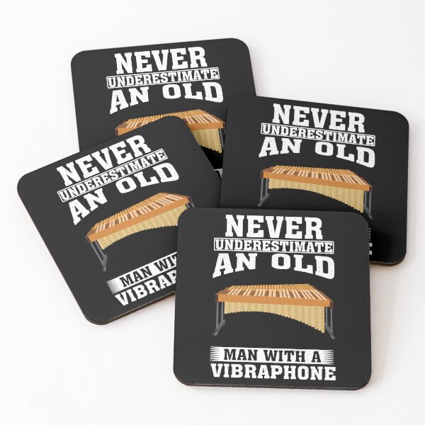 Item preview, Never Underestimate an Old Man with A Vibraphone designed and sold by CosmoKitsch.