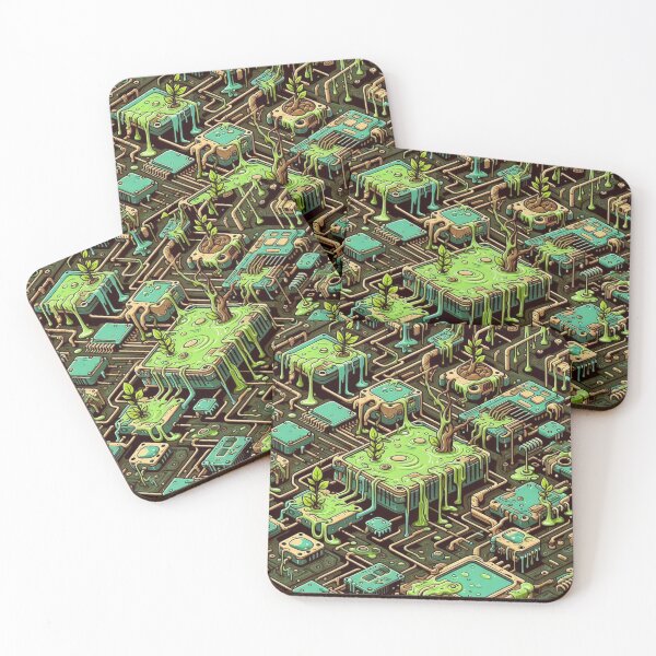 Item preview, Circuit Board Sprouts Swampy Forest of Data designed and sold by FooryFootPrint.
