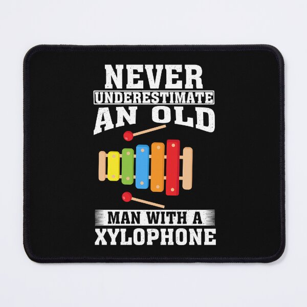 Item preview, Never Underestimate an Old Man with A Xylophone designed and sold by CosmoKitsch.