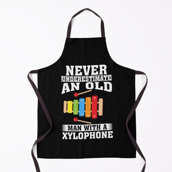 Item preview, Never Underestimate an Old Man with A Xylophone designed and sold by CosmoKitsch.