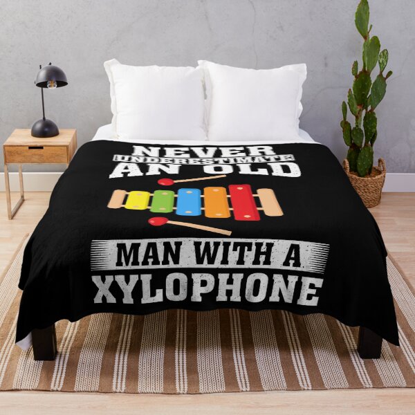 Item preview, Never Underestimate an Old Man with A Xylophone designed and sold by CosmoKitsch.