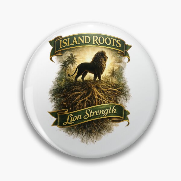 Item preview, Island Roots – Lion Strength Affirmation designed and sold by Inspirational Jamaican.