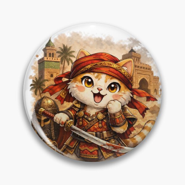 Item preview, Warrior Kitten Illustration designed and sold by ExperienceWas.