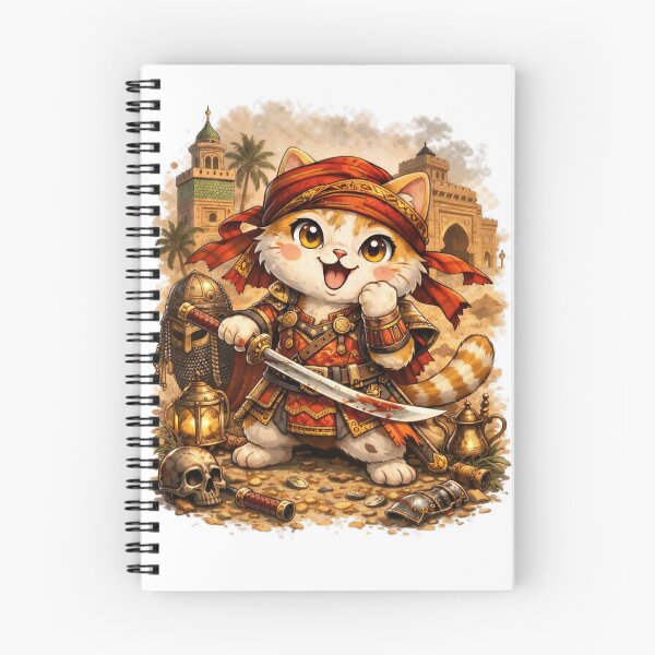 Item preview, Warrior Kitten Illustration designed and sold by ExperienceWas.