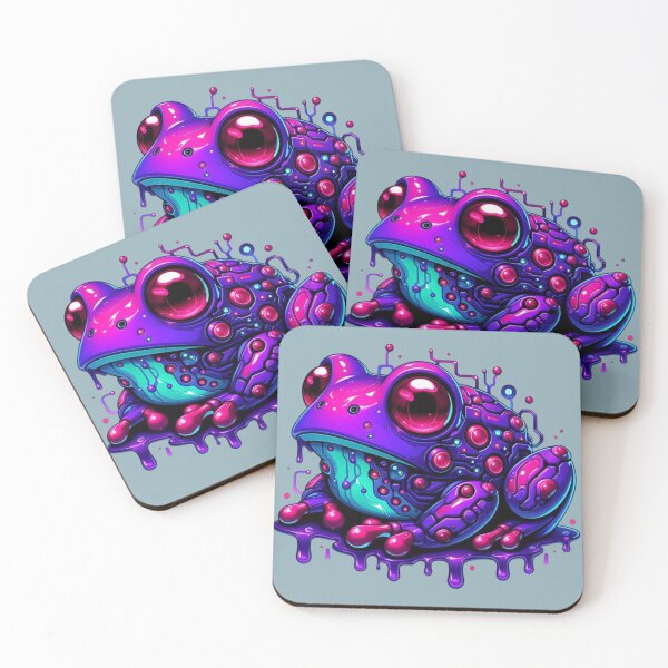 Item preview, Bubblegum Frog Oozing Digital Love designed and sold by FooryFootPrint.