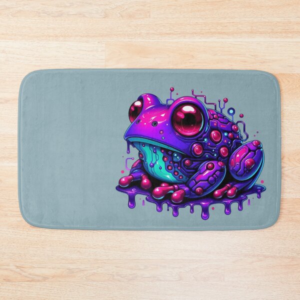 Item preview, Bubblegum Frog Oozing Digital Love designed and sold by FooryFootPrint.
