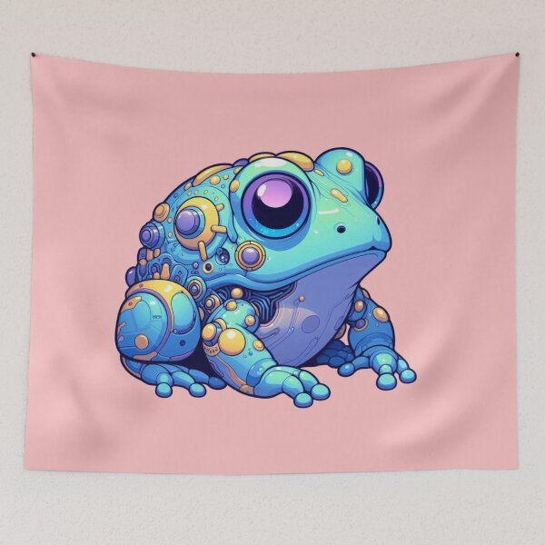 Item preview, Sad Baby Cyberpunk Robot Toad designed and sold by FooryFootPrint.
