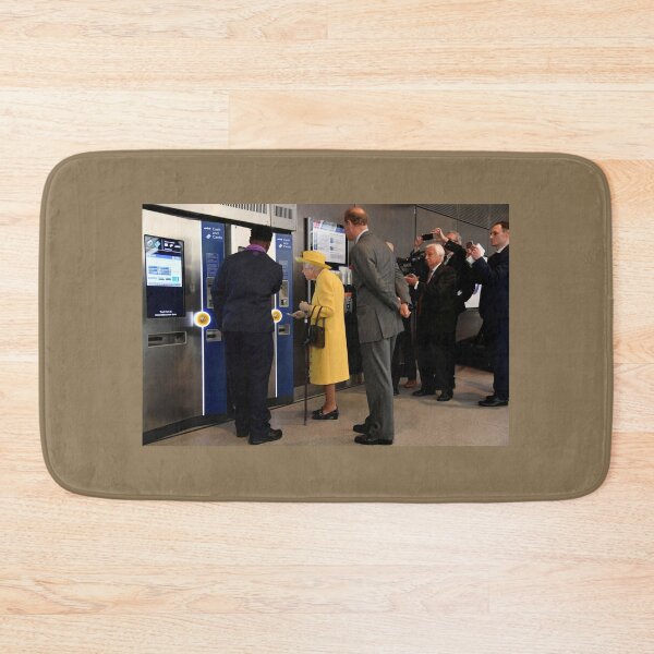 Item preview, Queen Elizabeth takes the subway designed and sold by KNBS.
