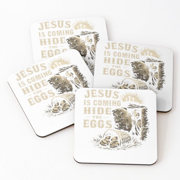 Item preview, Jesus Is Coming Hide The Eggs - Funny Christian Easter Humor Design designed and sold by Eagle Eye Apparel .
