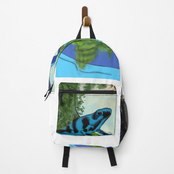 Item preview, Electric blue Dart frog meetup designed and sold by Giesearthouse.