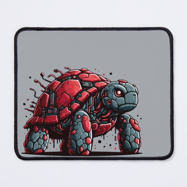 Item preview, Crimson Stone Tortoise Stands Guard designed and sold by FooryFootPrint.