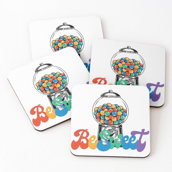 Item preview, Colorful Gumball Machine Be Sweet – Cute Candy Typography Design designed and sold by ArcticFoxStudio.
