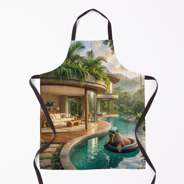 Item preview, Wally the Walrus Luxuriates in Private Pool designed and sold by Tridentulus.
