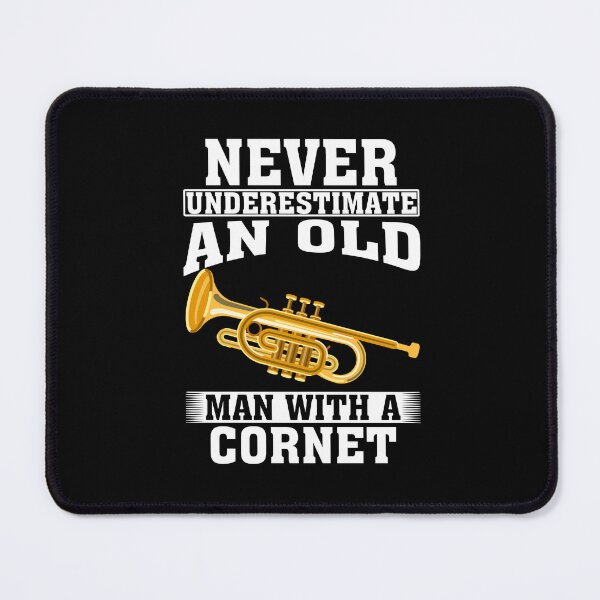 Item preview, Never Underestimate an Old Man with A Cornet designed and sold by CosmoKitsch.