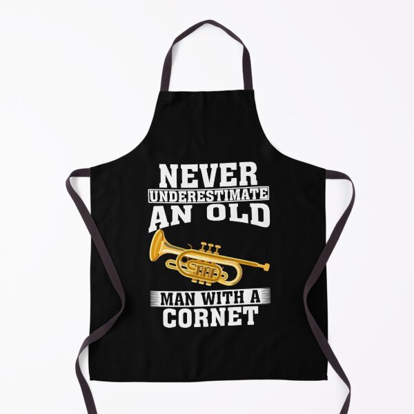 Item preview, Never Underestimate an Old Man with A Cornet designed and sold by CosmoKitsch.
