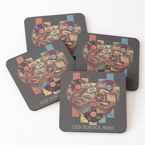 Item preview, Old-School Music Heart Collage designed and sold by Nacho Average Designs.