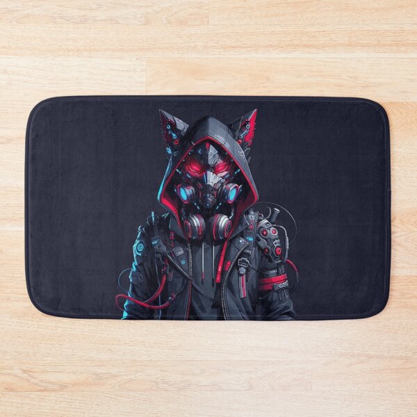 Item preview, Furry Cyberpunk Fox Dominating the Streets designed and sold by FooryFootPrint.