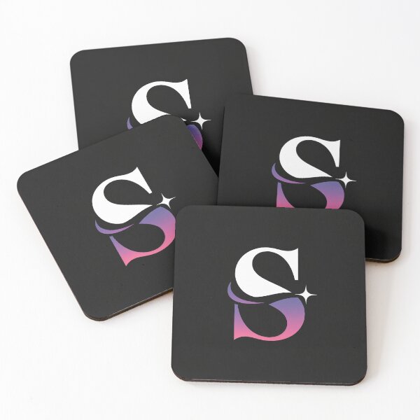 Item preview, Elegant Violet & Gold Royal Letter S Monogram - Artistic Calligraphy designed and sold by KalamAura.
