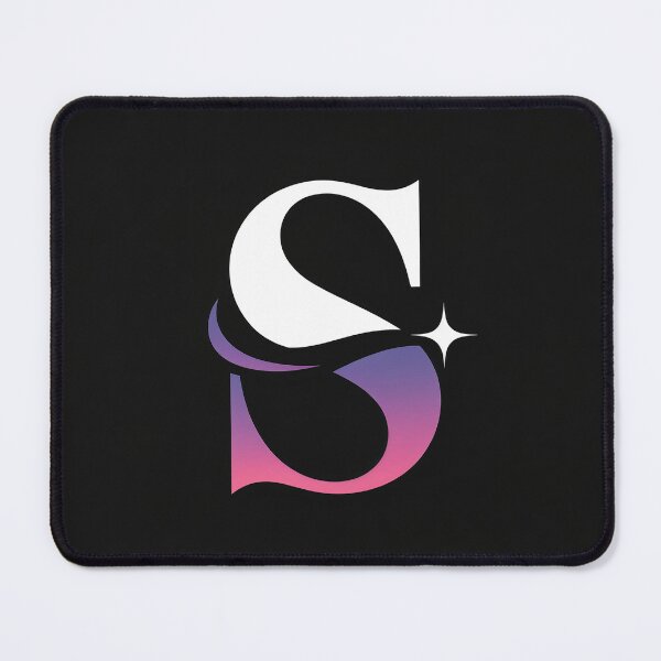 Item preview, Elegant Violet & Gold Royal Letter S Monogram - Artistic Calligraphy designed and sold by KalamAura.