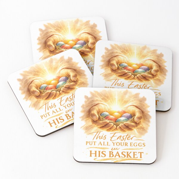 Item preview, This Easter Put ALL Your Eggs in His Basket designed and sold by Teez2Plz.