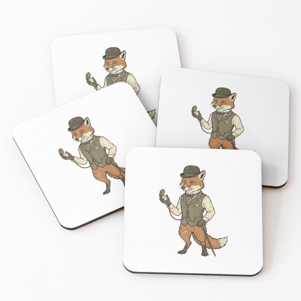 Item preview, Dapper Fox Gentleman with Pocket Watch designed and sold by pictranoosa.