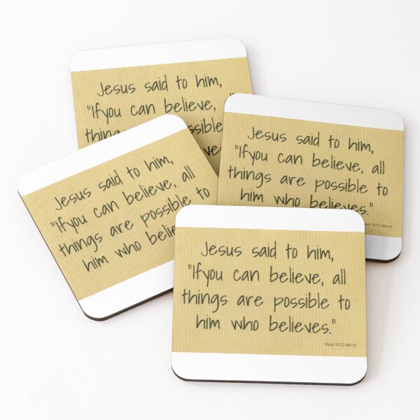Item preview, Mark 9:23 NKJV designed and sold by di-Vera-Rosati.