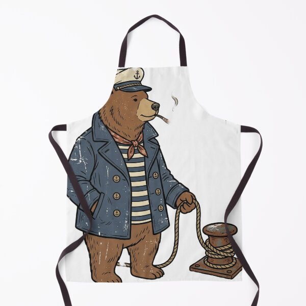 Item preview, Sailor Bear at the Harbor Dock designed and sold by pictranoosa.