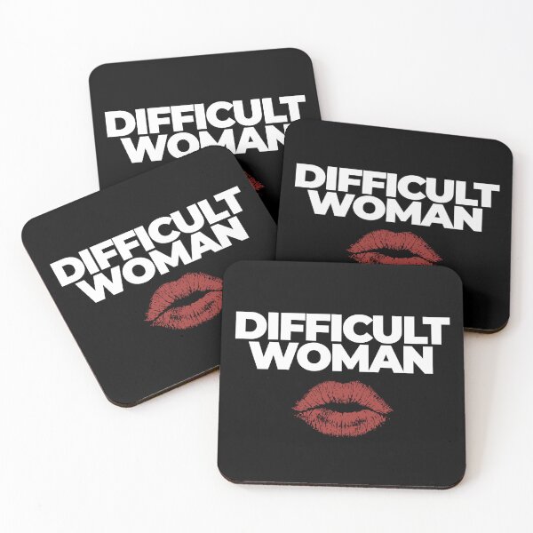 Item preview, Difficult woman - girl power designed and sold by revsdesign.