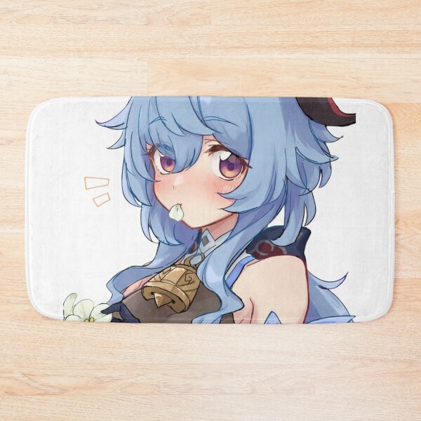 Item preview, Ganyu Eating A Flower Genshin Impact designed and sold by KomiArts.